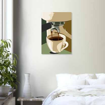 Kaffee Poster in Museumsqualität | Kunstdruck für Küche & Café - Jasmin Moody