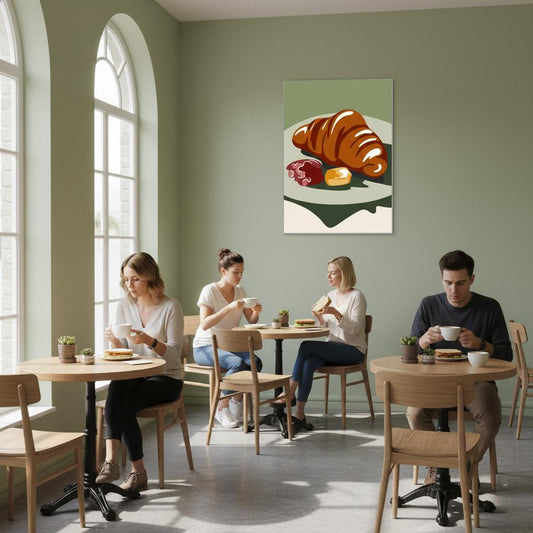 Kunstdruck - Set "Moderne Café - Kultur" - 3er Set in Museumsqualität - Jasmin Moody