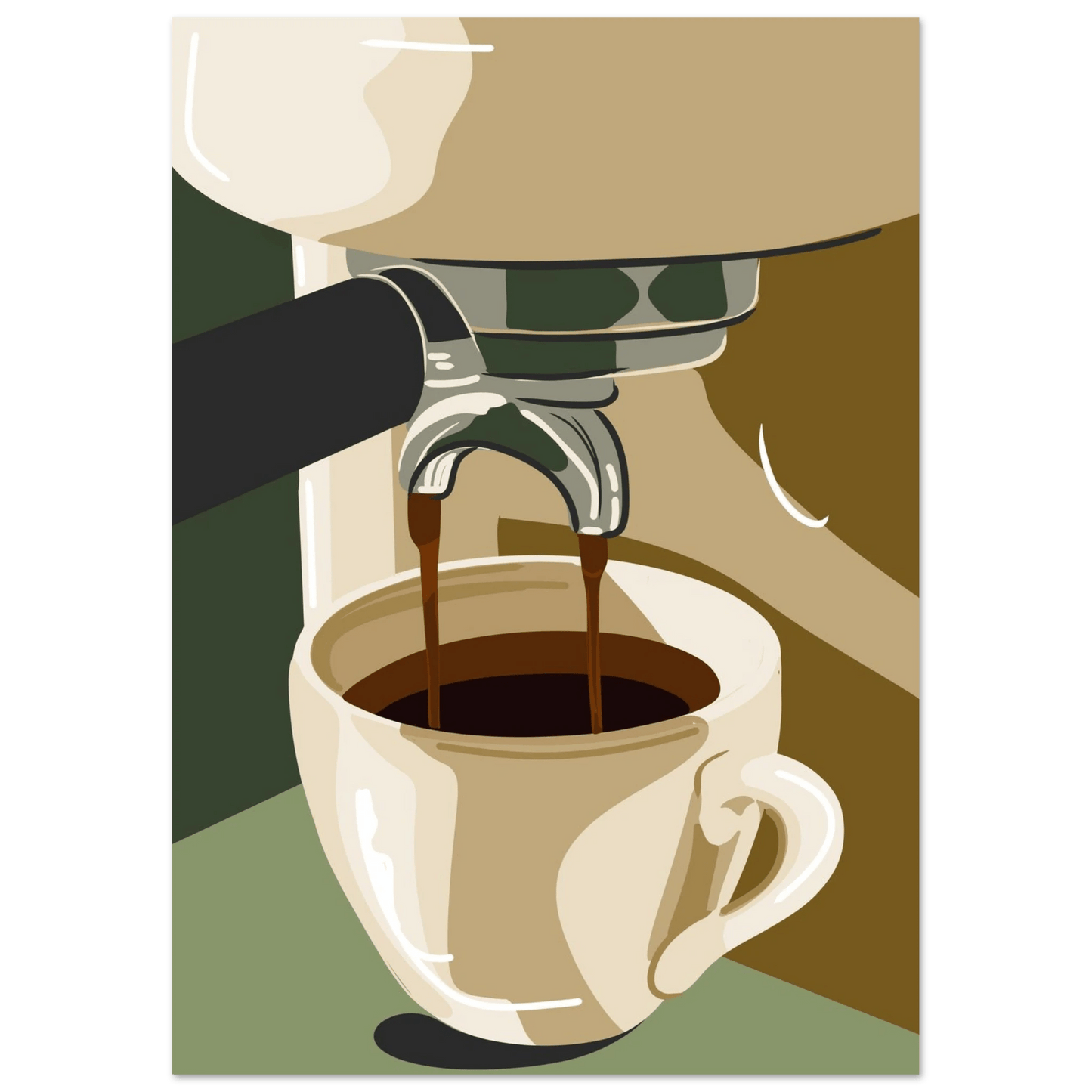 Kunstdruck - Set "Moderne Café - Kultur" - 3er Set in Museumsqualität - Jasmin Moody