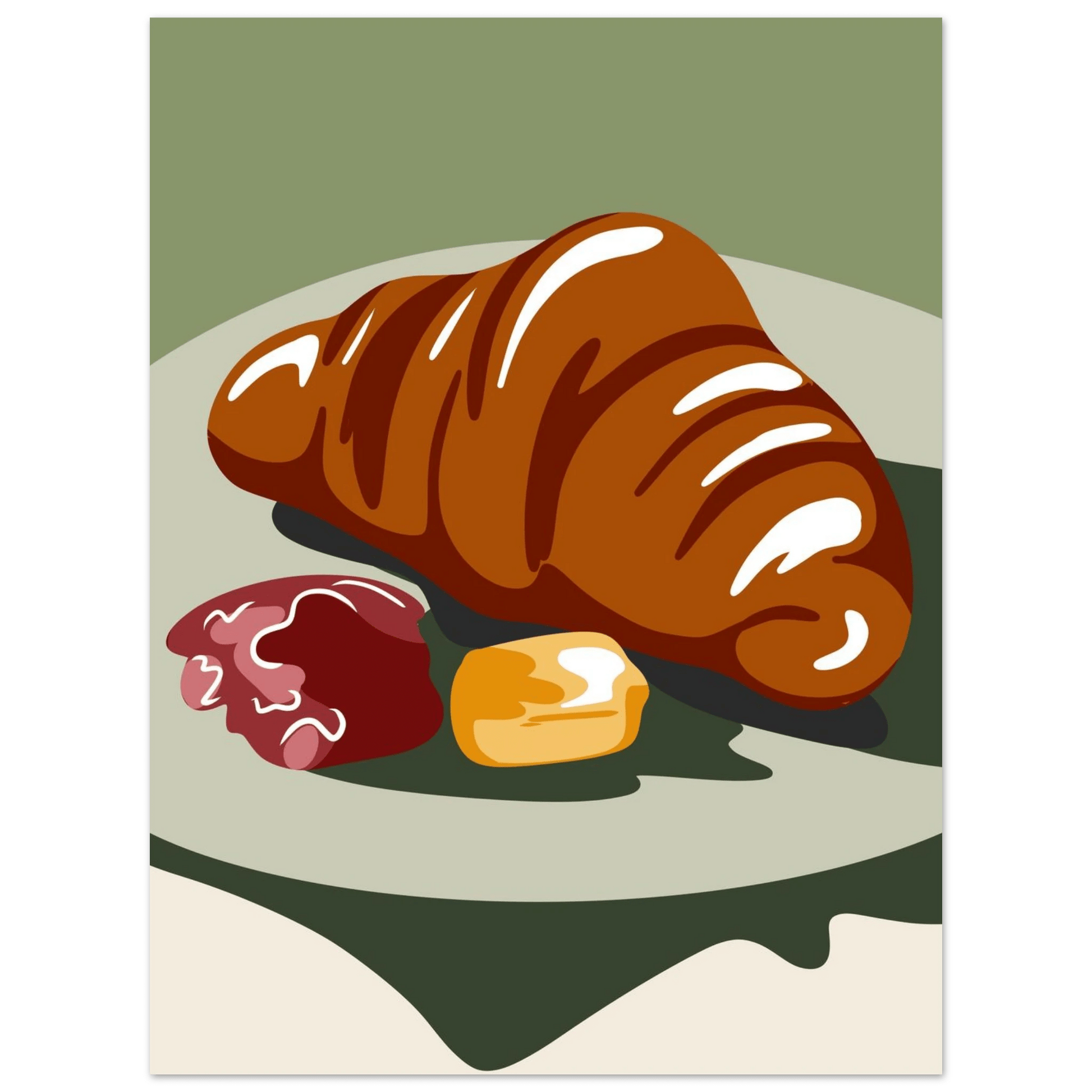 Kunstdruck - Set "Moderne Café - Kultur" - 3er Set in Museumsqualität - Jasmin Moody