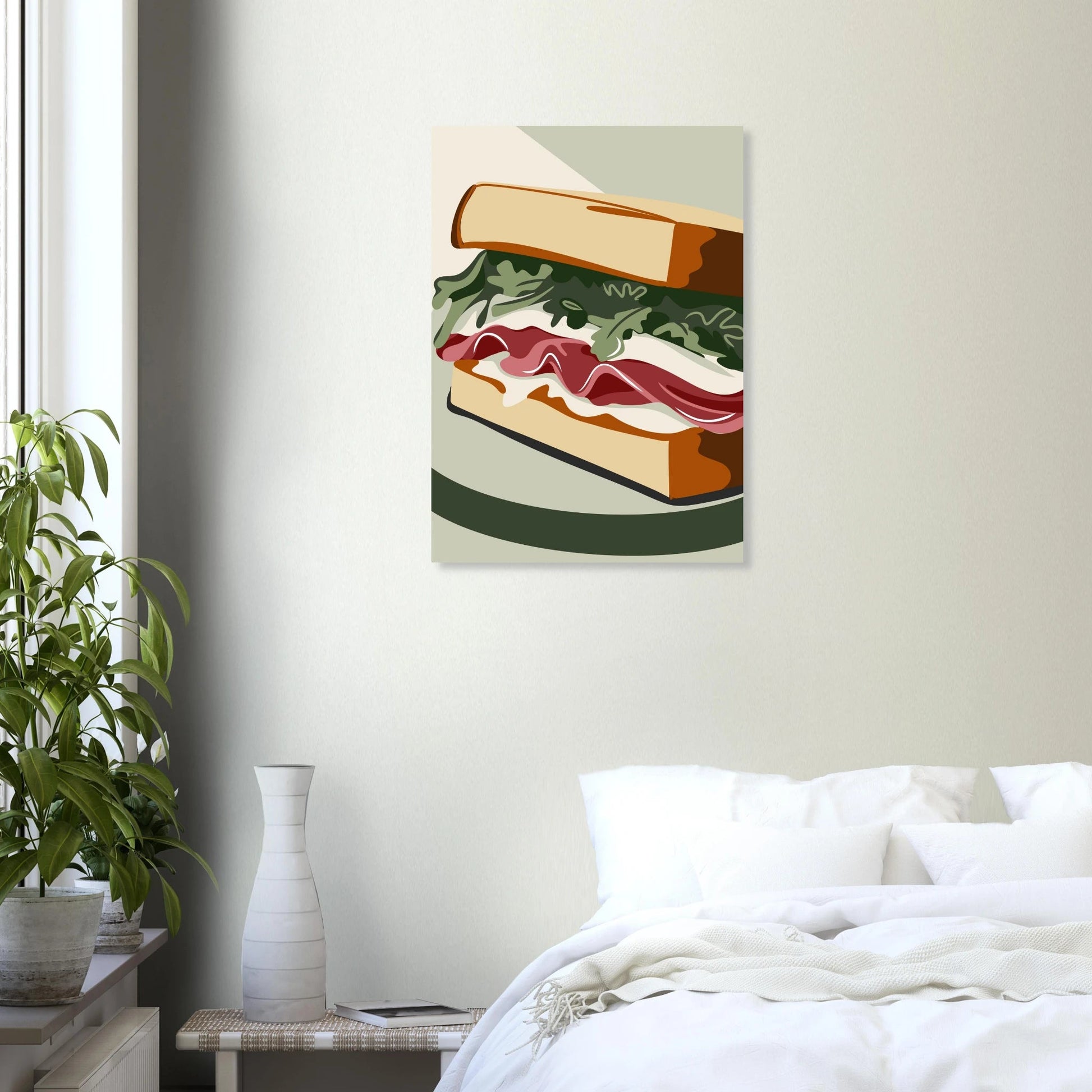 Sandwich Poster in Museumsqualität | Kunstdruck für Küche & Bistro - Jasmin Moody