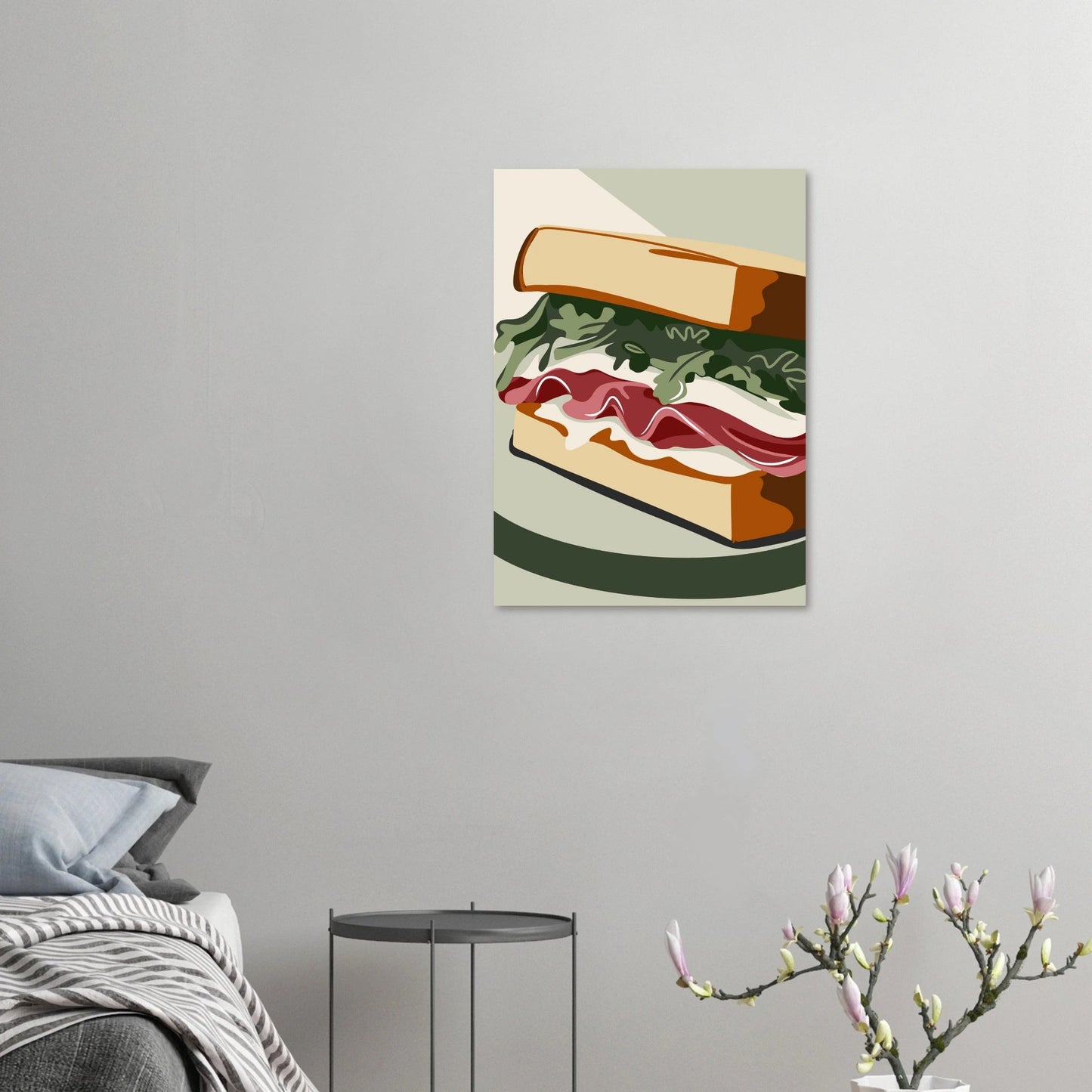 Sandwich Poster in Museumsqualität | Kunstdruck für Küche & Bistro - Jasmin Moody